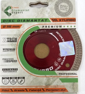 Disc pt. portelan dur și gresie dură DiamantatExpert Premium 115x22.2 mm - DXDY.XTURBO.115 - Img 4