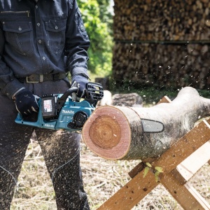 Fierastrau cu lant Makita DUC353Z compatibil cu acumulatori LXT 18VX2, lama 35 cm - Img 2