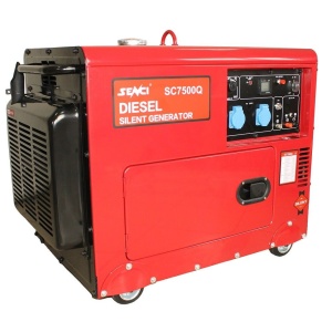 Generator de curent SENCI SC7500Q-ATS, Putere max. 6.0 kW, 230V, AVR, motor Diesel - Img 4