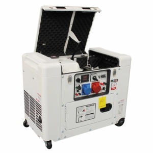 Generator insonorizat diesel SENCI SCDG-10000SE TEQ Pmax 9.4kVA 230V/400V pregatire ATS inclusa - Img 5