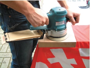 Masina de slefuit orbitala Makita 310W 150mmv BO6030 - Img 4