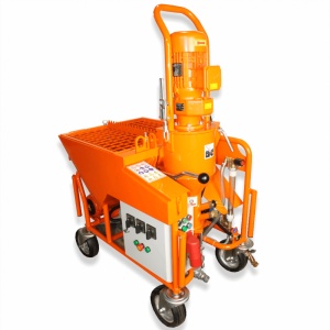 Masina de tencuit Bisonte PCS-K4 trifazica 400V debit material 6-40 l /min - Img 3
