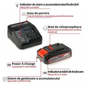 PXC-Starter-Kit Einhell 18V 2,5Ah PXC Starter Kit 4512097 - Img 4