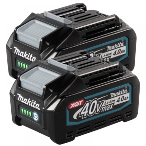 Set PSK Makita XGT 2 acumulatori x BL4040 + incarcator DC40RA (191L77-9) - Img 3