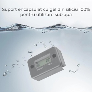 Contor orar AgroPro pentru motoare termice benzina motosapa motocultor drujba motor barca - Img 2