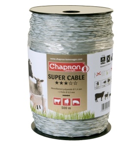 Fir 2 lite otel galvanizat Supercable, 500m
