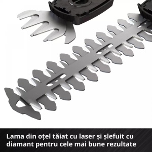 Foarfecă pe acumulator pentru tuns iarbă si gard viu, Einhell GE-CG 18/100 Li T-Solo 3410310 - Img 4