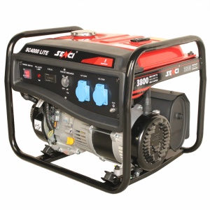 Generator curent Senci SC-4000 LITE, putere max. 3.8 kW, 230V, AVR, motor benzina (6426390839282)
