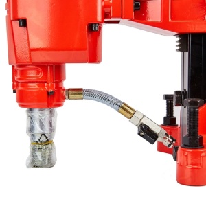 Masina de carotat HEAVY DRILL DK-300 ax filet exterior 1 1/4 si interior 1/2 Dmax-300mm gaurire umeda 100-310rpm 3500W cu stand ENERGO - Img 8