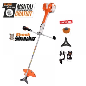 Motocoasa Premium RURIS RR400C, 2.8 CP, Profesionala - Img 2