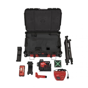 Nivelă laser MILWAUKEE M12 3PLKIT-401P M12™ verde 360° cu 3 planuri - Img 3