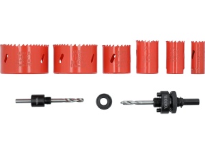 SET CAROTE PENTRU ELECTRICIENI, YATO YT-3380, 8 BUC, 22-73MM - Img 3