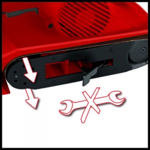 Slefuitor cu banda Einhell Classic TC-BS 8038 4466260 - Img 4