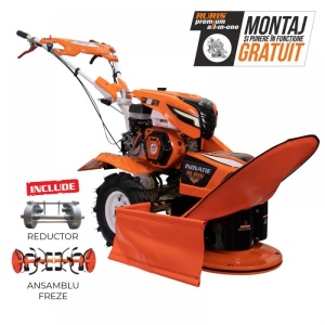 Utilaj multifunctional RURIS 7800CRT + roti cauciuc 4.00-8 + sistem de cosit CRT 570 7 CP (78002019) - Img 2