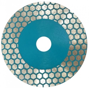 Disc pt. tăiere și șlefuire plăci dure și gresie dură DiamantatExpert Premium 125x22.23 mm - DXDY.CNG-HC.125 - Img 2