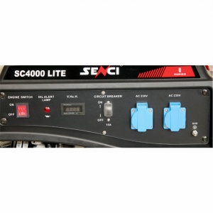Generator curent Senci SC-4000 LITE, putere max. 3.8 kW, 230V, AVR, motor benzina (6426390839282) - Img 2