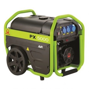Generator de curent monofazic, pe benzina, 230 V, 3.8 kW, Pramac PX5000