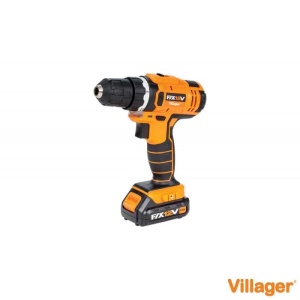 Masina de gaurit si insurubat Villager VLN 3112-2BSC, cu doi acumulatori LI-ION 12V, 2 Ah si incarcator