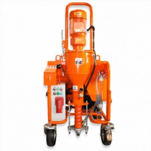 Masina de tencuit Bisonte PCS-K4 trifazica 400V debit material 6-40 l /min