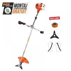 Motocoasa Premium RURIS RR270, 1.5 CP, Profesionala - Img 2