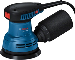 Șlefuitor cu excentric Bosch PRO GEX 125, 290 W, disc 125 mm, sac de praf inclus, 06013A8020.