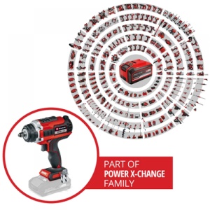 Cheie cu impact fara cablu Einhell Professional IMPAXXO 18/400 4510070 - Img 9