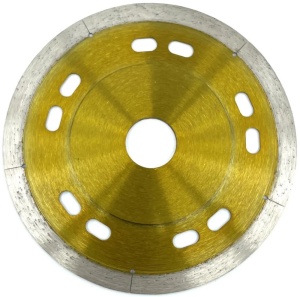 Disc pt. tăieri extra fine în porțelan dur subțire DiamantatExpert Ultra Premium 125x22.2 mm - DXDY.GOLDCUT.125 - Img 2