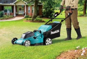 Masina de tuns gazon Makita LXT 18V, 48 cm, livrata fara acumulatori DLM480Z - Img 2