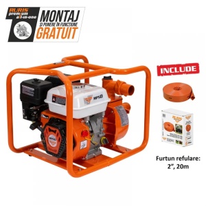 Motopompa RURIS MP 50 + furtun refulare 2`` 20m 7 CP ( 50MPFR20 ) - Img 7