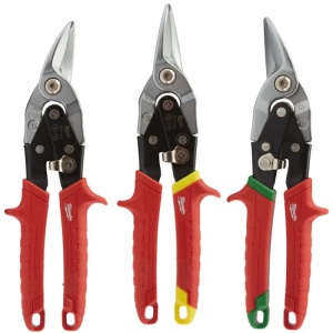 Set 3 foarfece pentru tabla, Milwaukee 48224533 (4932499020) - Img 2