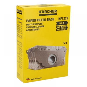 Set 5 saci din hartie Karcher pentru WD2, tip KFI222 6.904-322.0 - Img 2