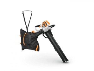 Aspirator cu tocator pe acumulator STIHL SHA 140 debit aer 910 mc/h sac colector 55 l