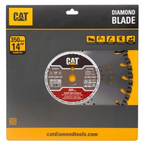 Disc diamantat CAT segmentat pentru materiale dure, 350 mm, 600 PRO, Model DA33012 - Img 2