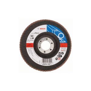 Disc lamelar granulatie 60 profil drept 125X22.23 mm Bosch