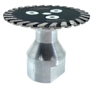 Disc pt. tăiere plăci dure și gresie portelanata DiamantatExpert Premium 50mm x M14 - DXDY.DP50 - Img 3