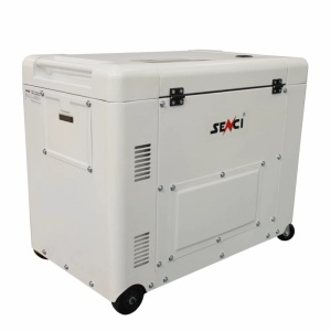 Generator insonorizat diesel SENCI SCDG-10000SE TEQ Pmax 9.4kVA 230V/400V pregatire ATS inclusa - Img 4