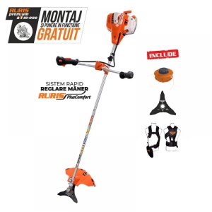 Motocoasa Premium RURIS RR460, 3 CP, Profesionala - Img 2