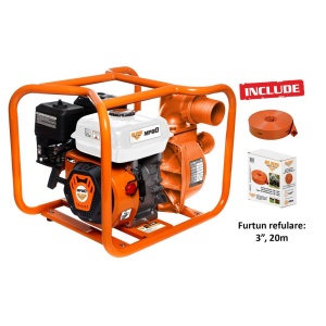 Motopompa RURIS MP 80 + furtun refulare 3`` 20m 7 CP (80MP8018)