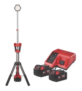 Proiector turn cu LED 18V, 2.800 lumeni MILWAUKEE M18 SAL2-502B - Img 11