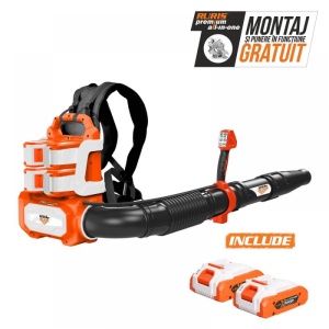 Suflanta pe acumulator ruris 1284e power alfa up {contine 2 acumulatori 2400e x-charge} (12840RUR26B)