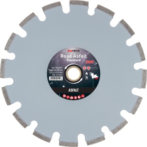 Disc diamantat de taiere segmentat, 300x30-25.4x2.9 mm, taiere umeda si uscata