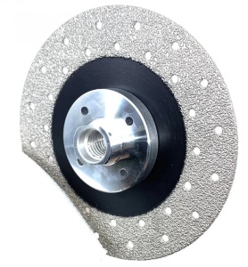 Disc lipit în vid pt. tăiere și șlefuire DiamantatExpert Super Premium 125xM14 mm - DXDY.DVB.125.M14 - Img 3