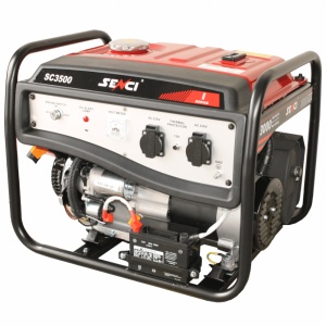 Generator curent SENCI SC-3500E-Lite, 3 kW, 230V, AVR, benzina, SC1008051