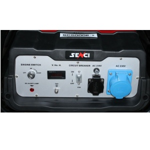 Generator de curent SENCI SC5000E TOP putere maxima 4,5 kW 230V pornire electrica si roti - Img 4