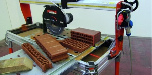 Mașină de tăiat plăci, materiale de construcții BATTIPAV SUPREME PRIME 150 cu laser și roți 150cm, 2.2kW - Battipav-91501 - Img 7