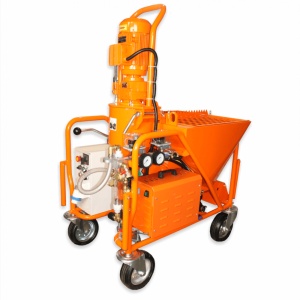 Masina de tencuit Bisonte PCS-K35 monofazica 230V debit material 5-20 l /min