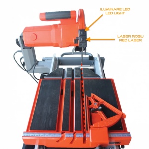 Mașină electrică de tăiat gresia, faianța, piatra, cărămida, materiale dure CRIANO PRO-CNO-TE250X 61cm, 1650W - Img 7