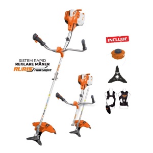 Motocoasa Premium RURIS RR362, 2.4 CP, Profesionala