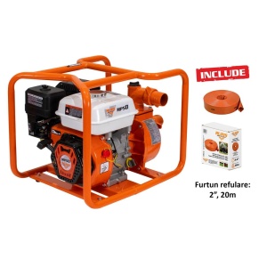 Motopompa RURIS MP 50 + furtun refulare 2`` 20m 7 CP ( 50MPFR20 )