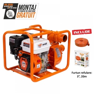Motopompa RURIS MP 80 + furtun refulare 3`` 20m 7 CP (80MP8018) - Img 7